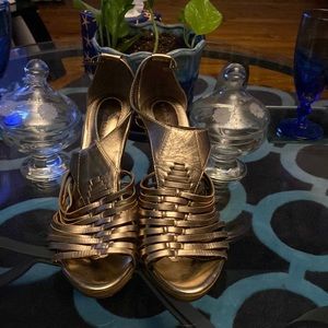 Ciao Bella , leather Wedge heel Sandals